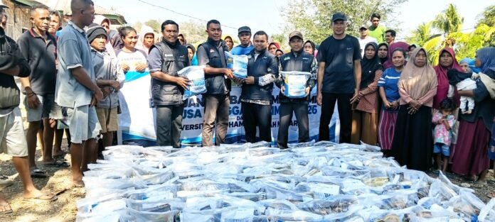 Ummat Hadir untuk NTT, Salurkan 500 Paket Sembako bagi Korban Gempa di Manggarai Barat dan Manggarai Timur
