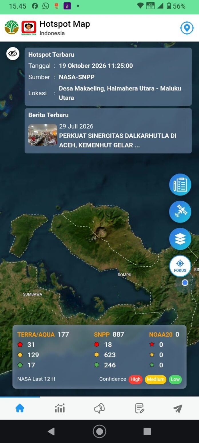 Risiko Kebakaran Masih Tinggi Terjadi di Bima-Dompu
