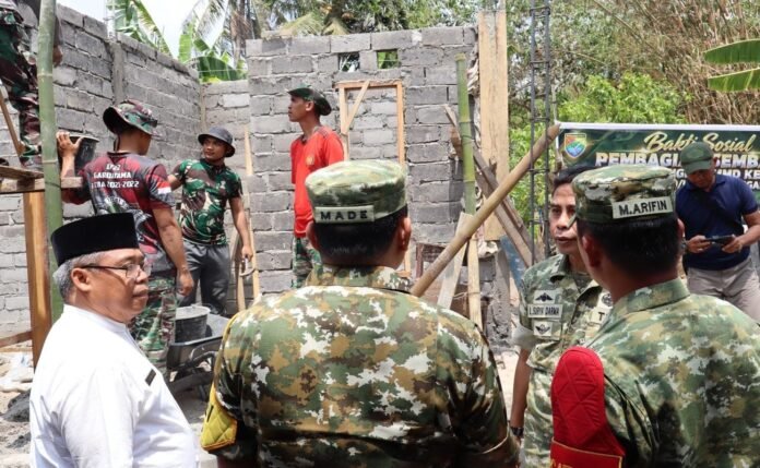 Tim Wasev Mabes AD Turun Cek Program TMMD di Loteng