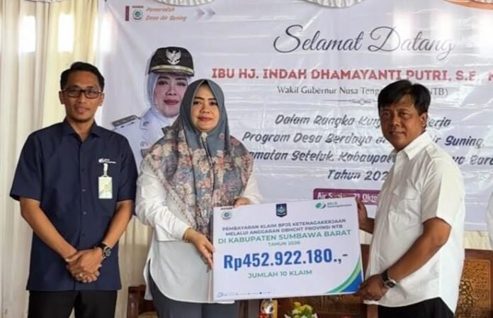 BPJS Ketenagakerjaan NTB Salurkan Rp452,9 Juta untuk Santunan Kematian Pekerja dari Dukungan DBH-CHT