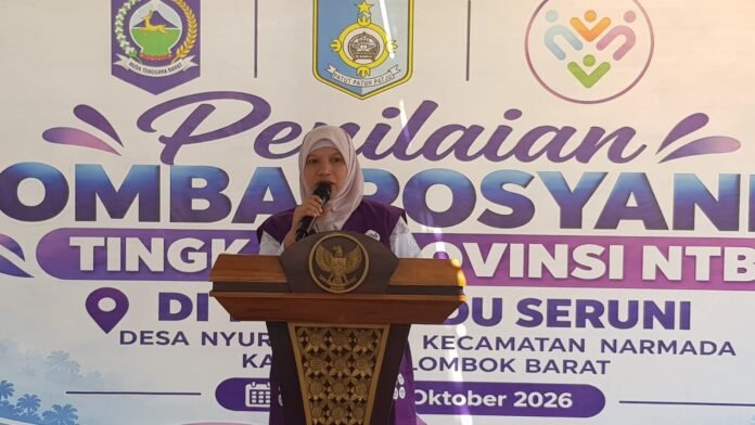Penilaian Lomba Tingkat Provinsi, Wabup Lobar Dorong Posyandu Menjadi Pusat Solusi Terintegrasi