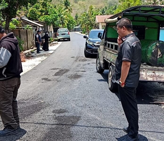 Diduga Tidak Sesuai Spek, Komisi III Minta Proyek Jalan Gapuk-Kebon Ayu Dibongkar