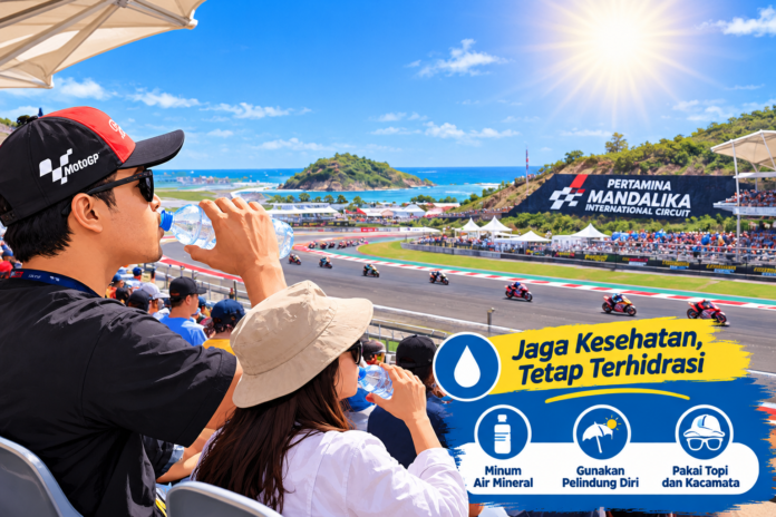 Cuaca Terik saat MotoGP, Penonton Diingatkan Risiko Dehidrasi
